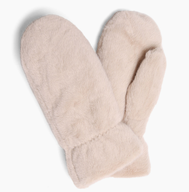 Faux Fur Mittens