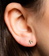 Bee Stud Earrings by Jurate