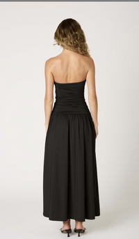 Santal Strapless Maxi Dress Dress in White Black or Brown by NIA