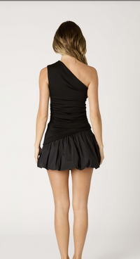 Max One Shoulder Asymmetrical Top in Black or White by NIA