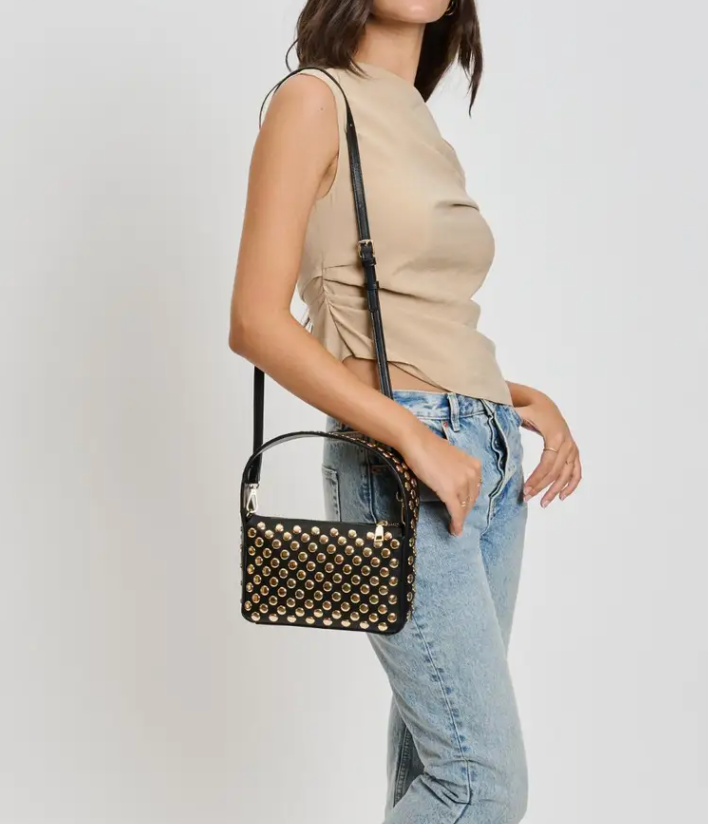 Studded Shoulder & Crossbody Bag