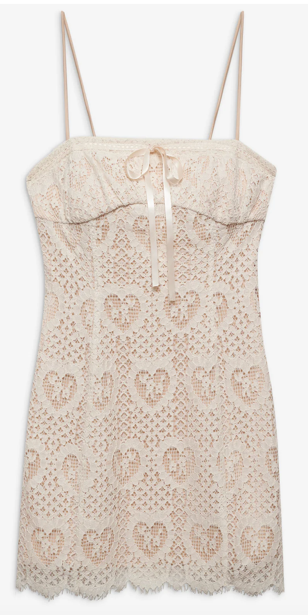 Claire Lace Mini Dress by For Love and Lemons