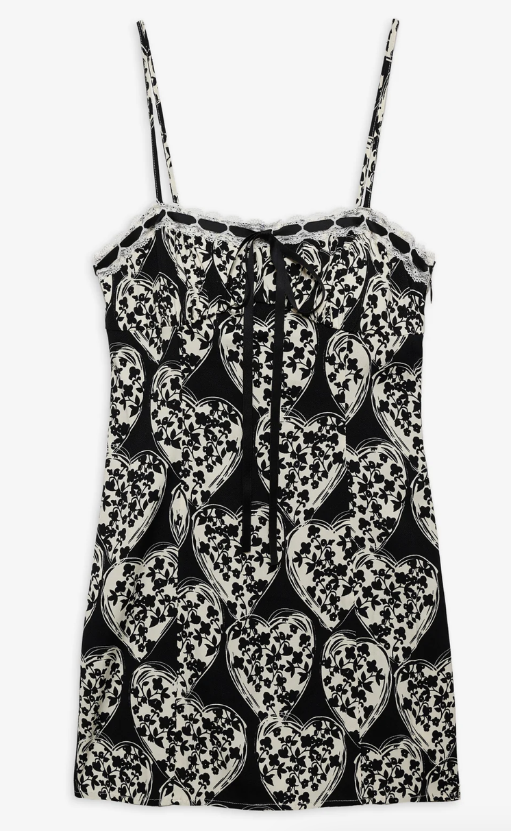 Claire Mini Dress in Black and White by For Love and Lemons