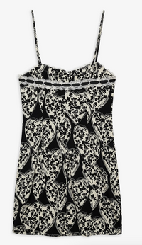 Claire Mini Dress in Black and White by For Love and Lemons