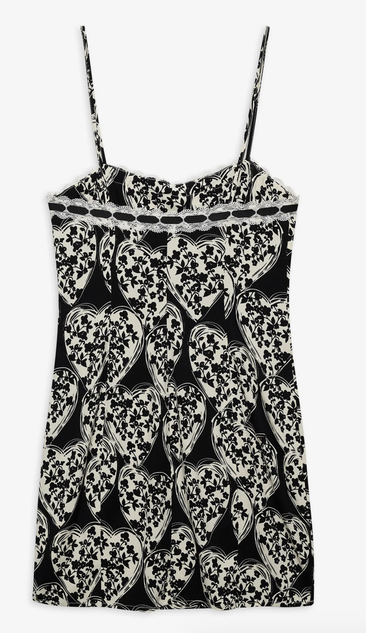 Claire Mini Dress in Black and White by For Love and Lemons