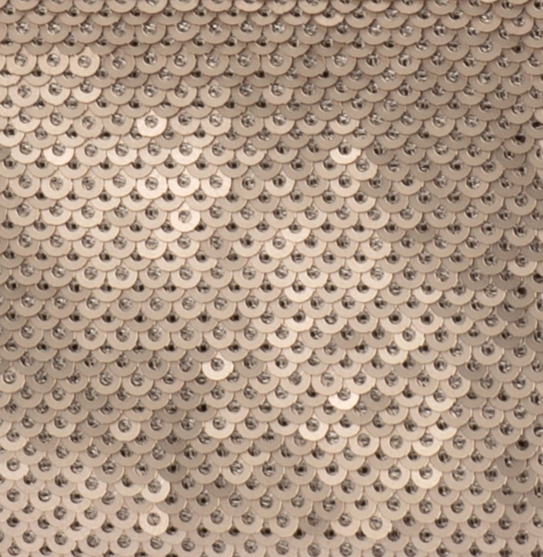 Gold sequin clutch by Olga Berg
