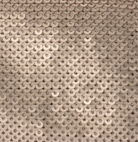 Gold sequin clutch by Olga Berg