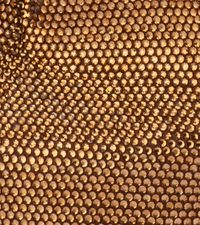 Bronze Sequin bag by Olga Berg