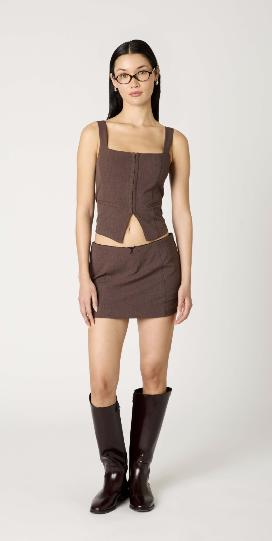 Brown or Grey Zina Skort by NIA