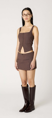 Brown or Grey Zina Skort by NIA
