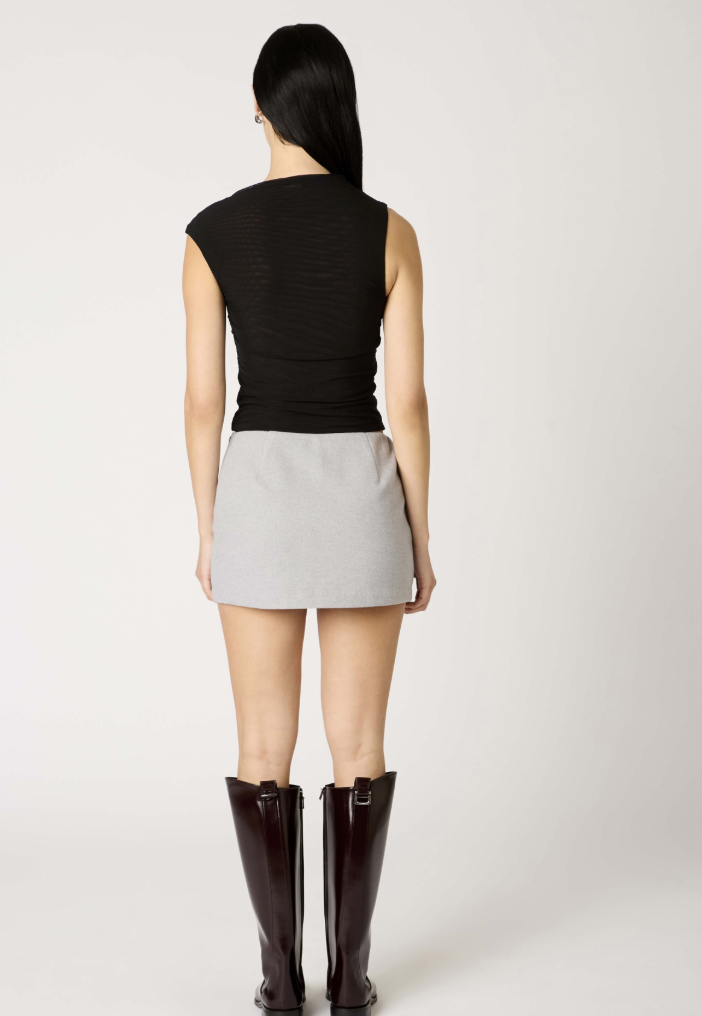 Heather Grey Mini Skort by NIA