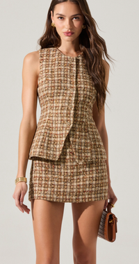 Dilone Plaid Dress by ASTR