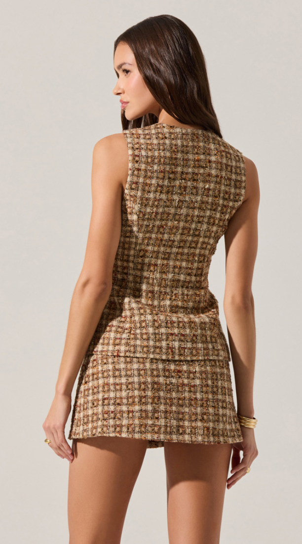 Dilone Plaid Dress by ASTR
