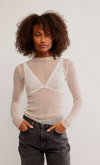 Sheer Long Sleeve Top by Free People