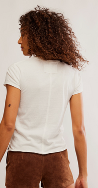 White or Grey Nova Top by Free People
