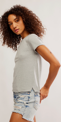 White or Grey Nova Top by Free People