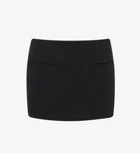 Black Mini Skort by Rumored