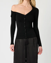 Off the shoulder button down by We Wore What