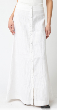 Linen Maxi Skirt