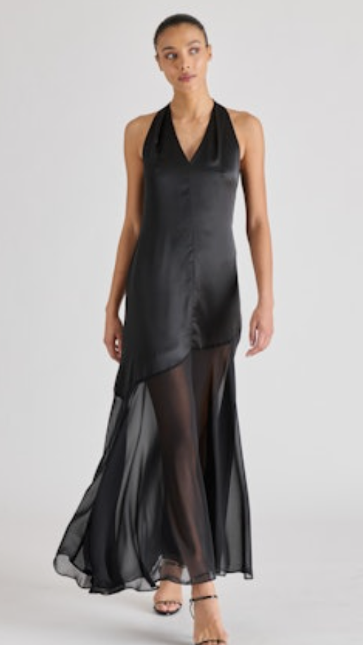 Lua Maxi Sheer Bottom Dress by Steve Madden