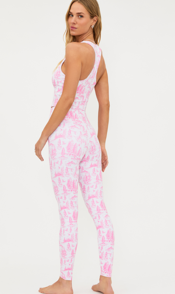 Pink Toile Legging by Beach Riot