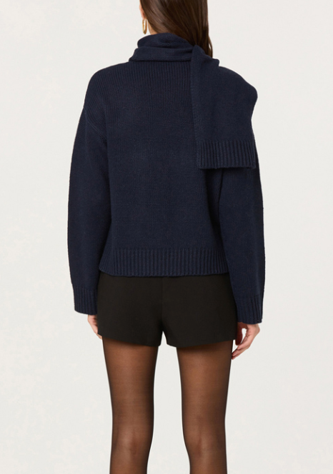 Jackeline Navy Button Down Cardigan by ASTR the Label