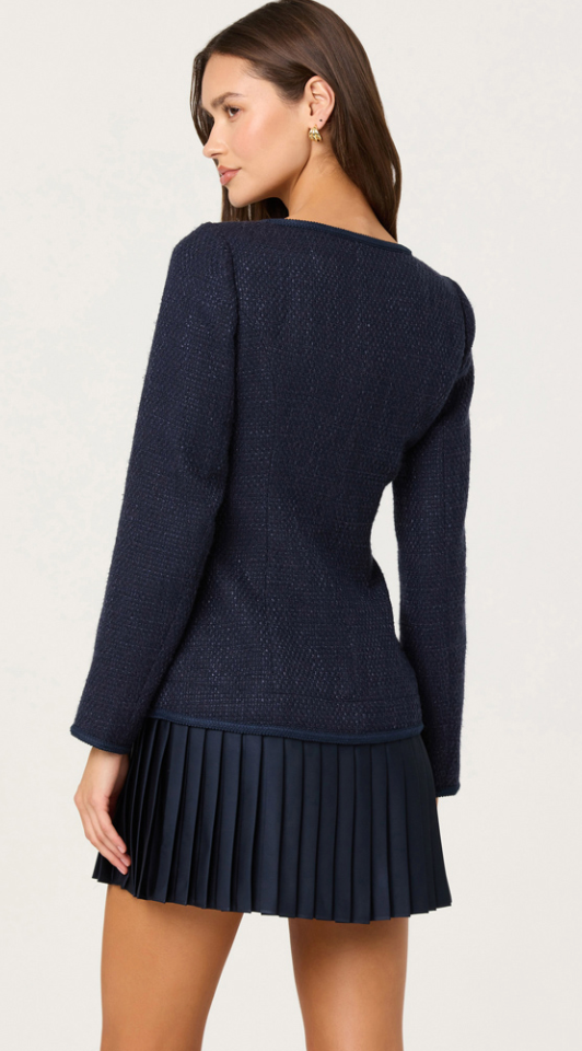 Malorie Vest Dress in Navy by ASTR the Label