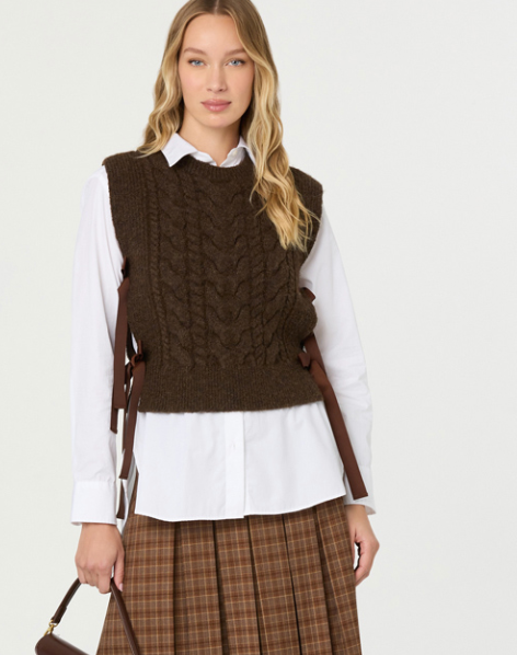 Courtney Sweater Vest by ASTR the Label