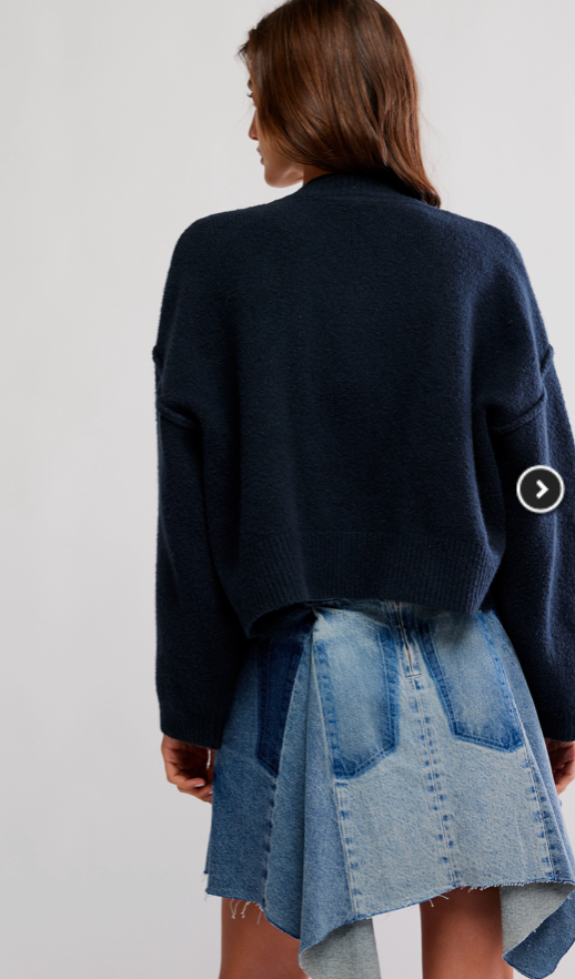 Cool of the Night Button Down Cardigan Sweater by Free People