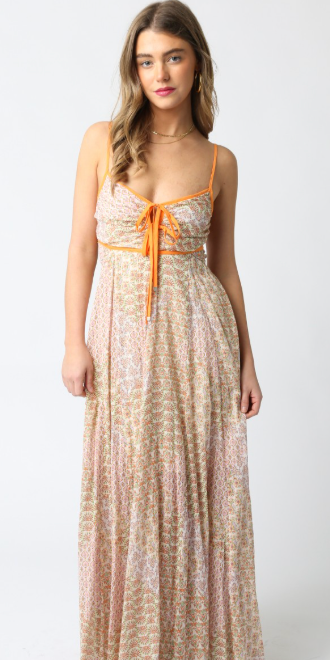 Patterned Maxi Dress