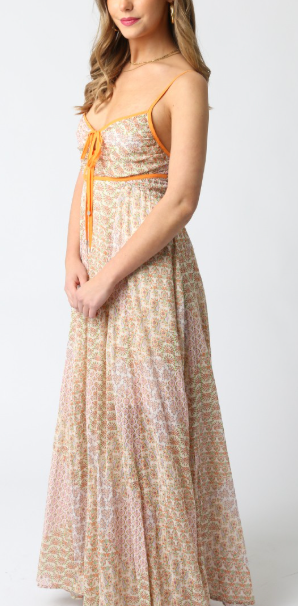 Patterned Maxi Dress