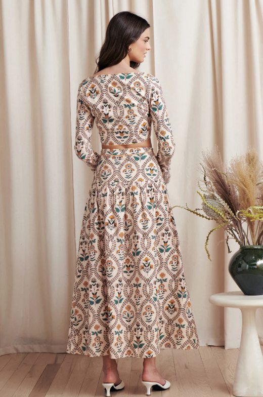 Saylor Top and Maxi Skirt Set