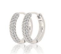 Monaco Hoop (small) in Silver by Viva Vida