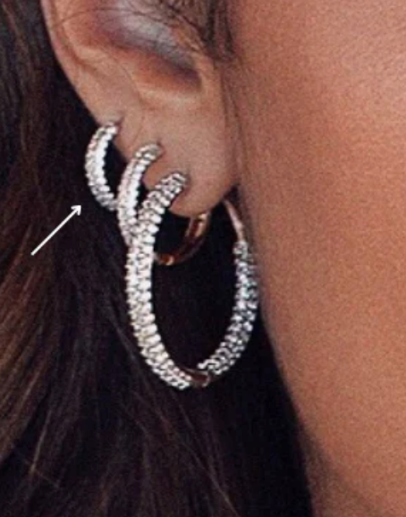 Monaco Hoop (small) in Silver by Viva Vida