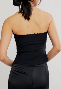 Black Corset Top by Free People