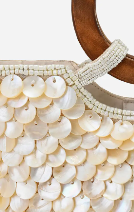 Seashell Top Handle or Crossbody Bag