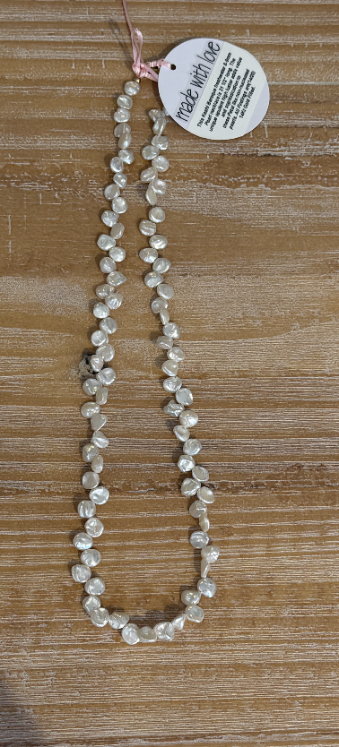 Keshi Baroque Freshwater Pearl Necklace by Kimberly Aman