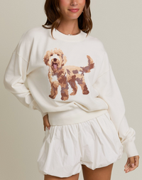 Golden Doodle Graphic Sweater