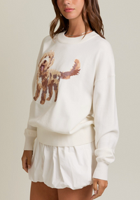 Golden Doodle Graphic Sweater