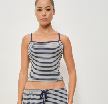 Loungewear Striped Top
