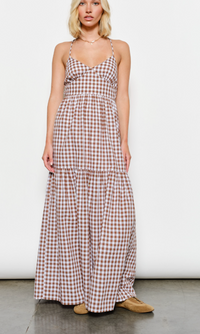 Plaid Maxi Dress