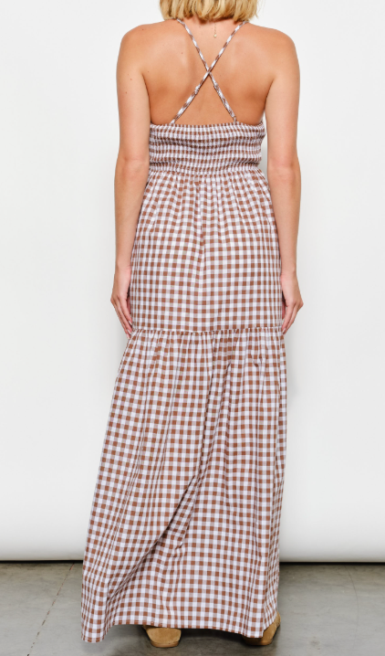 Plaid Maxi Dress