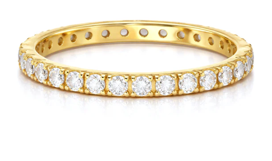 Simulated Diamond Ring by Jurate