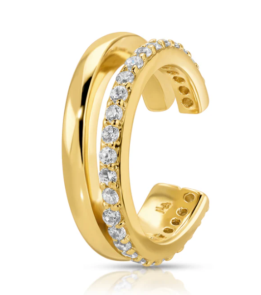 Double Band Ear Cuff by Jurate