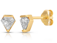 Leona Silhouette Cut Stud Earrings by Jurate