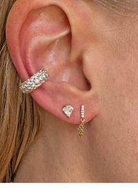 Bar Chain Earring by Jurate