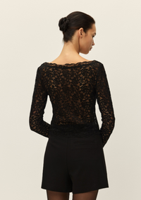 Black Lace Long Sleeve by Elodie