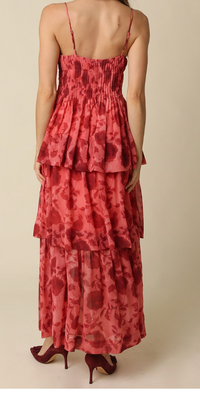 Floral Ruffle Maxi Dress