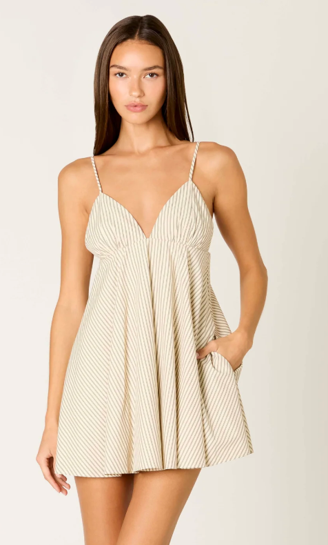 Striped Mini Dress by NIA