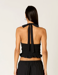 Black Halter Top by NIA